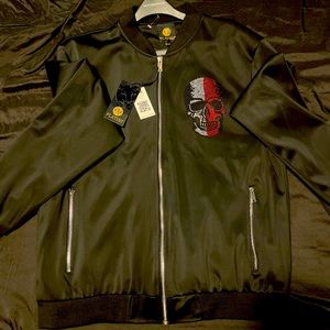 Platini black bomber jacket